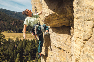 Becky Climbing Beaver Creek