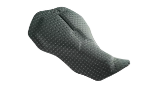 Elastic Interface grey grid breathable and lightweight chamois pad detail